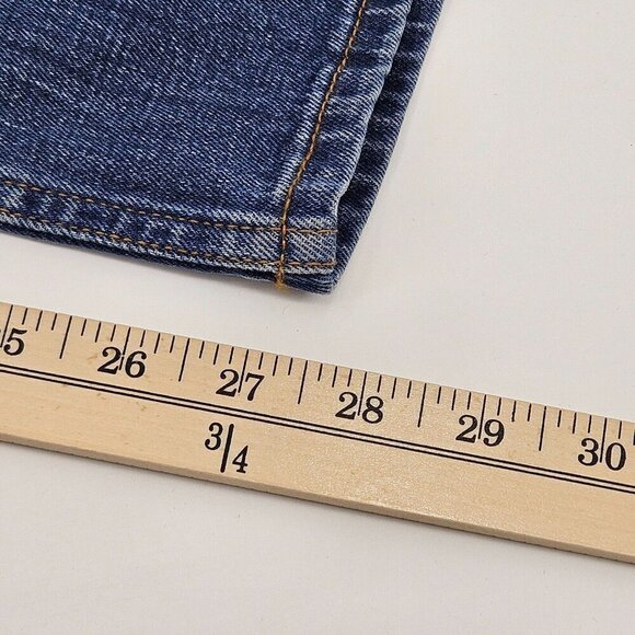 Abercrombie & Fitch A&F The 90's Slim Straight Ultra High Rise Jean Size 34/18 S - Picture 13 of 13